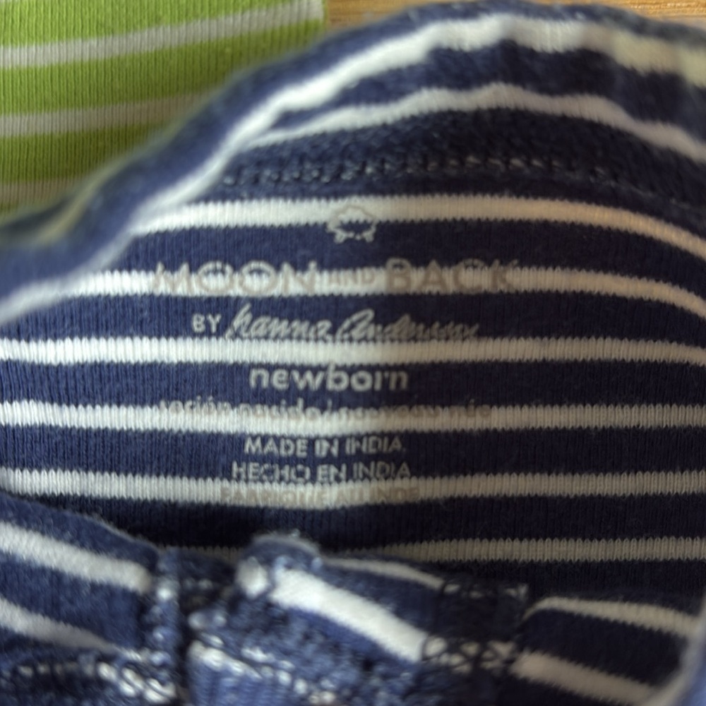 HANNA ANDERSSON | SET OF 2, STRIPED ONESIE - Picture 2 of 4